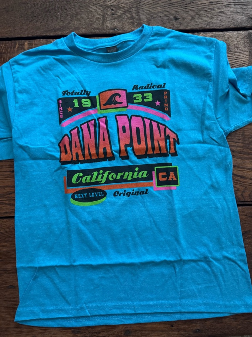 Dana Point California Graphic Tee - Bright Turquoise
